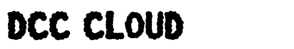 DCC Cloud font preview